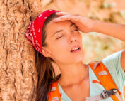 Effecten van wandelen met warm weer