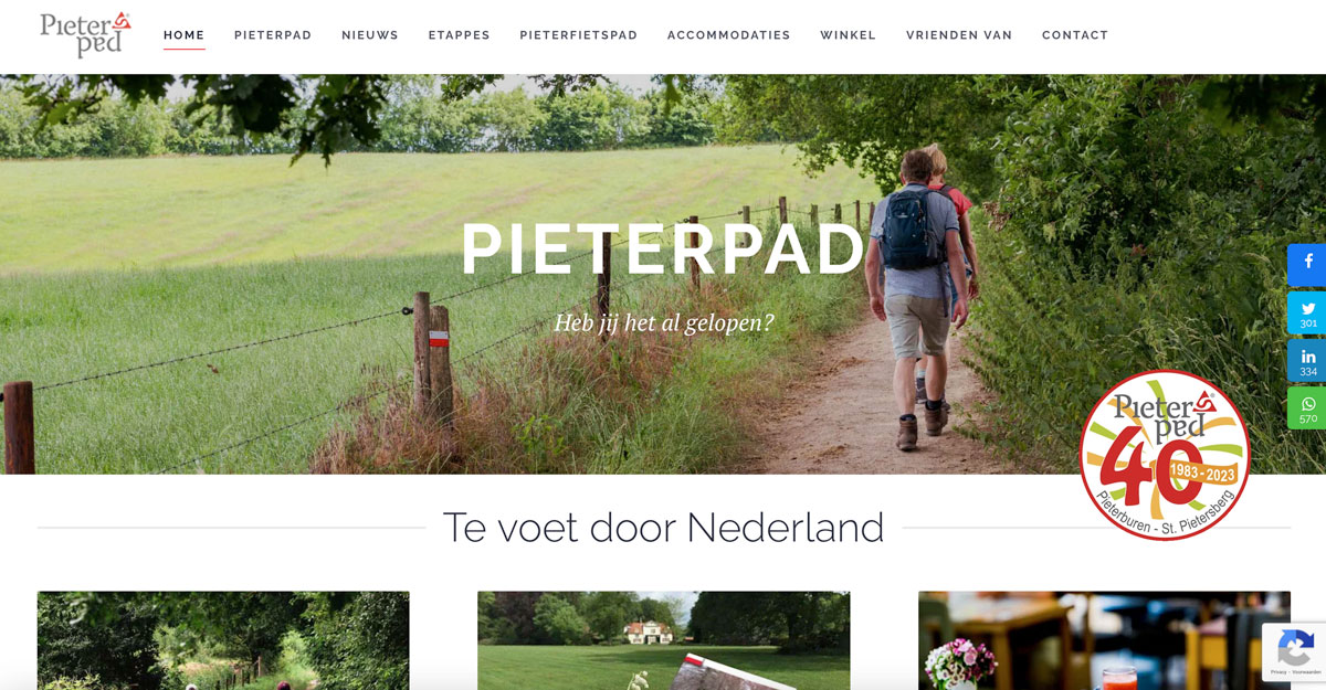 Website Pieterpad